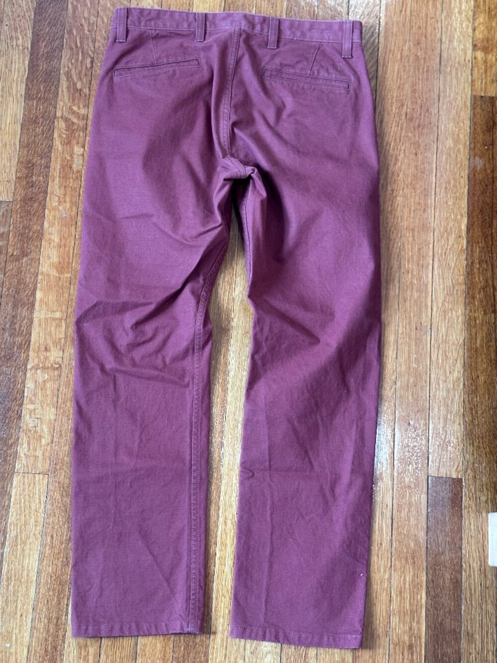 Dockers Alpha Khaki Men’s 31x30 Burgundy Maroon Stretch Chino Pants